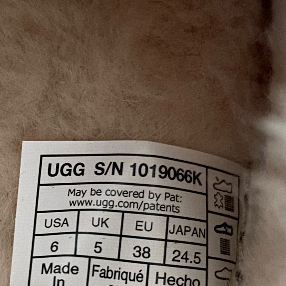 UGG Tasman Slippers Chestnut Kid’s 5 6 = Women’s 7 8 - Picture 15 of 16